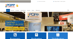 Desktop Screenshot of popp-maschinenbau.de